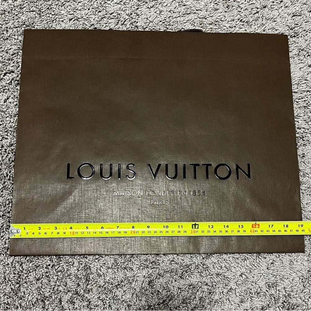 Vintage Louis Vuitton Dark Brown paper Bag